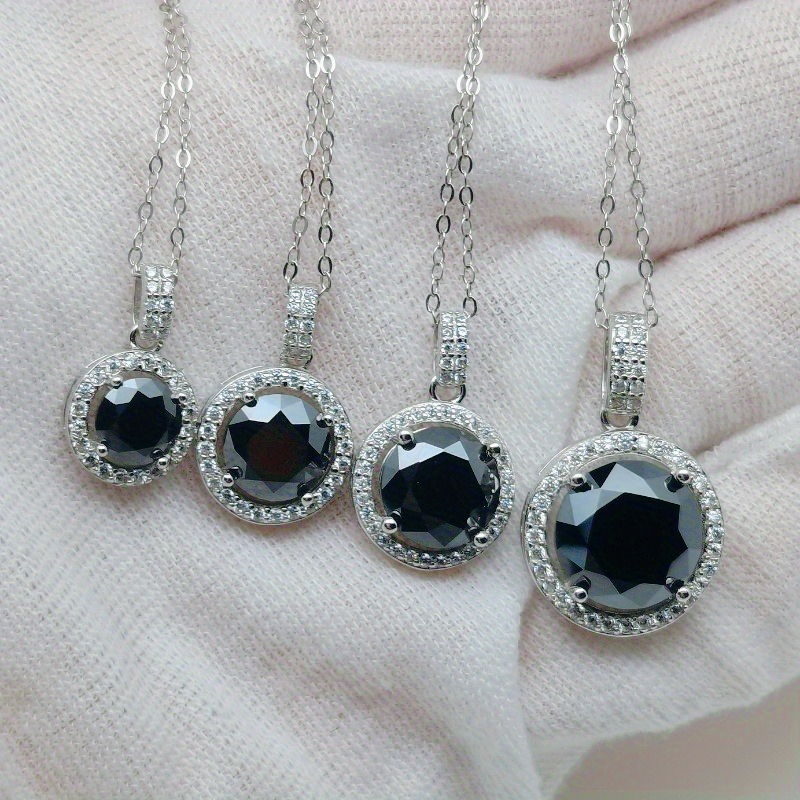 Women's 925 Silver Moissanite Pendant Necklace